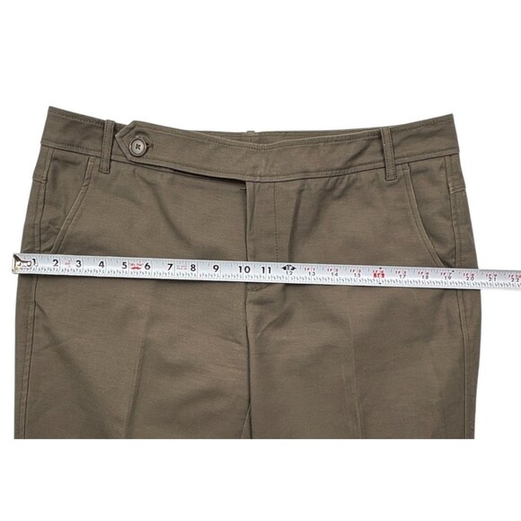 Eddie Bauer Shaw Stretch Cotton Chino Pants Mushroom Brown Straight Leg 12 - Picture 13 of 16